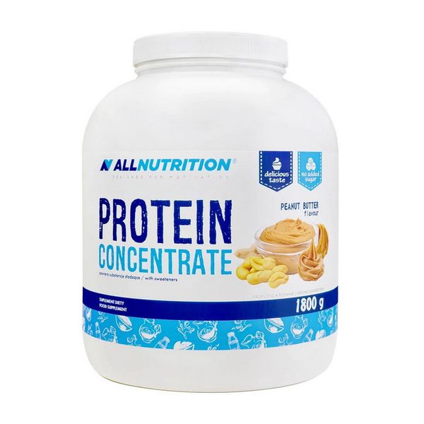 Сывороточный протеин концентрат AllNutrition Protein Concentrate 1800 г, Ванильный 21427-05 фото