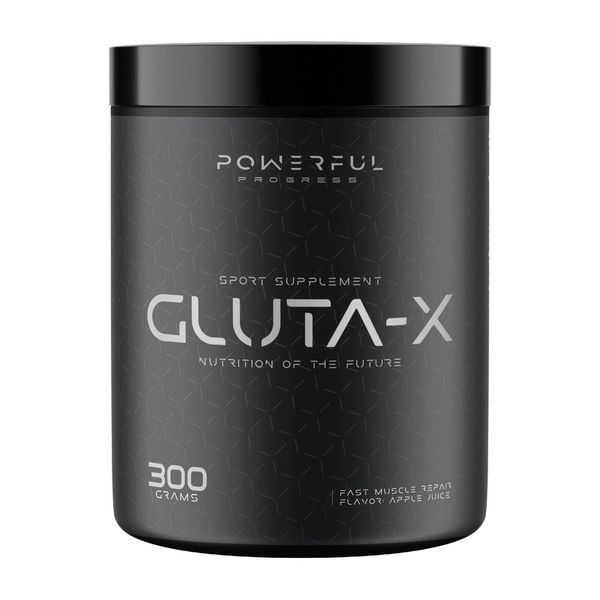 Глютамин Gluta-X Powerful Progress в порошке 300 г, Клубничный микс 11138-03 фото