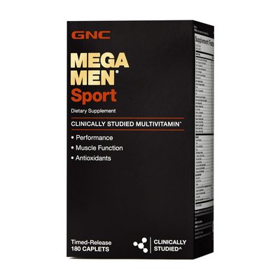 Вітаміни для чоловіків (Mega Men Sport), GNC, 180 каплет 01215-01 фото