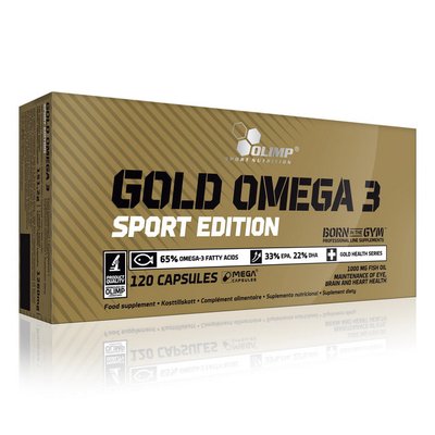 Риб'ячий жир (Gold Omega Sport Edition), Olimp, 120 капсул 01613-01 фото