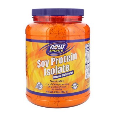 Соєвий протеїн ізольят NOW Soy Protein Isolate 907 г, Чистий 20098-01 фото