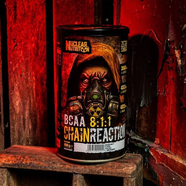 Аминокислоты БЦАА Nuclear Nutrition (Chain Reaction BCAA 8:1:1) 400 г, Экзотика 21445-02 фото