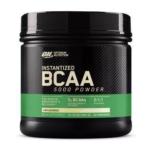 Аминокислоты BCAA 5000 powder Optimum Nutrition 345 г, Неприправленный