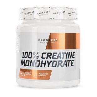 Креатин Моногідрат Progress Nutrition (100% Creatine Monohydrate) у порошку, 300 г