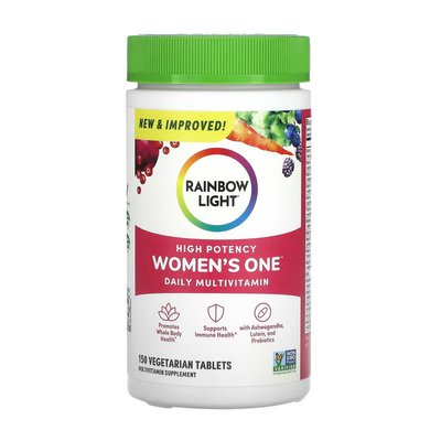 Мультивітаміни для жінок (Women's One), Rainbow Light, 150 веган табл 18486-01 фото