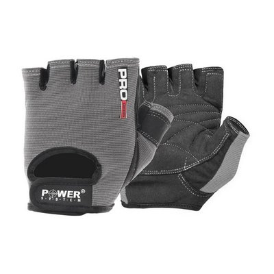 Рукавички для фітнесу Power System Pro Grip Gloves Grey 2250GR, L 20929-01 фото