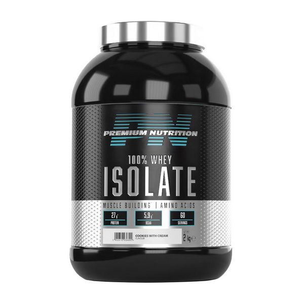 Сывороточный протеин изолят Premium Nutrition 100% Whey Isolate 2000 г, Печенье с кремом 22642-05 фото