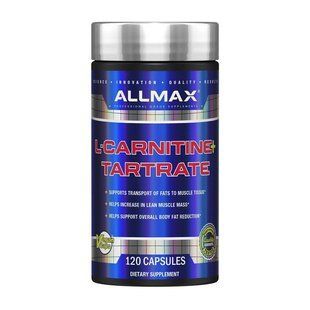 L-Карнітин тартрат All Max Nutrition (L-Carnitine Tartrate), 120 капсул