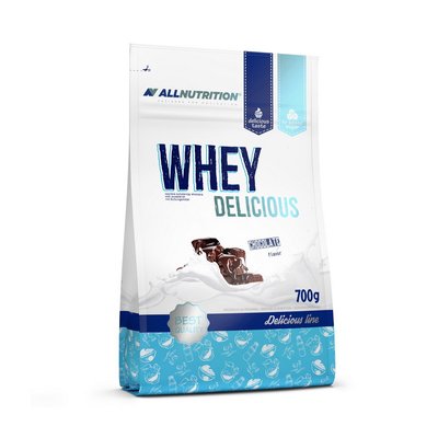 Сироватковий протеїн All Nutrition Whey Delicious 700 г, Білий шоколад з бісквітом 09480-23 фото