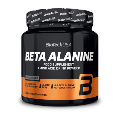 Бета-Аланін BioTech (Beta Alanine) 300 г, Неприправлений 07090-01 фото