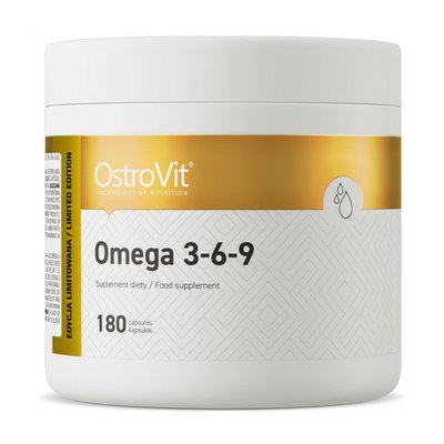 Омега 3-6-9 (Omega 3-6-9), OstroVit, 180 капсул 10479-01 фото