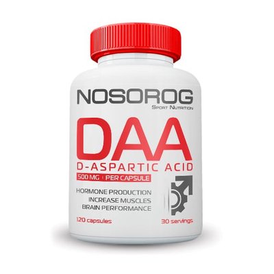 D-аспарагінова кислота DAA NOSOROG, 120 капсул 10125-01 фото