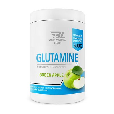 Глютамін у порошку Bodyperson Labs (Glutamine) 500 г, Тропічний 22048-01 фото