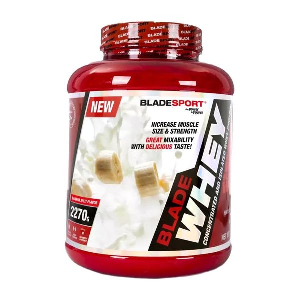 Сывороточный протеин Blade Sport Whey 2270 г, Банановый сплит 22890-01 фото