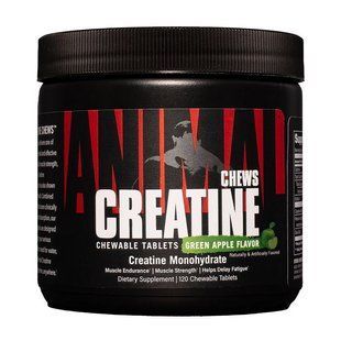 Креатин Моногідрат Universal (Creatine Chews), 120 жувальних капсул, Виноград