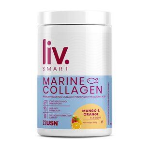 Колаген морський USN LivSmart Marine Collagen 330 г, Манго апельсин