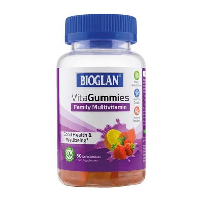 Комплекс Вітамінів (VitaGummies Family Multivitamin), Bioglan, 60 м'яких жувальних табл. 21305-01 фото