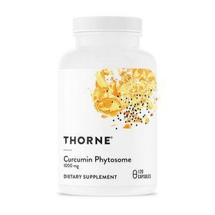 Фитосома куркумина (Curcumin Phytosome) 1000 мг, Thorne Research, 120 капсул