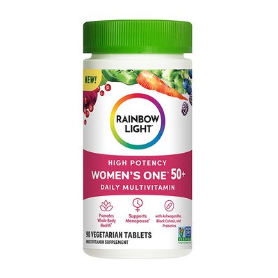Мультивітаміни для жінок 50+ (Women's One 50+), Rainbow Light, 90 веган табл 22315-01 фото