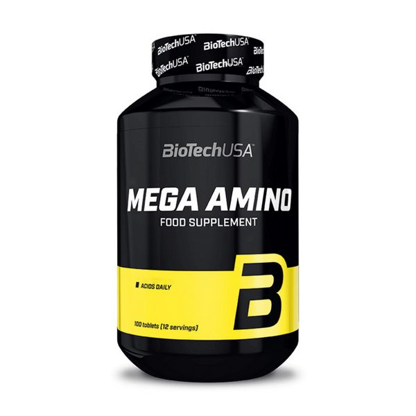 Аминокислоты для спорта BioTech (Mega Amino) 100 табл 00824-01 фото