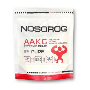 Л-Аргинин альфа-кетоглютарат NOSOROG (AAKG) 200 г, Чистый 10185-01 фото