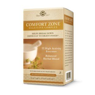 Травні ферменти (Comfort Zone Digestive Complex), Solgar, 90 веган капсул