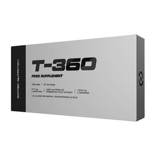 Тестостероновый бустер Scitec Nutrition (T-360), 108 капсул 02769-01 фото