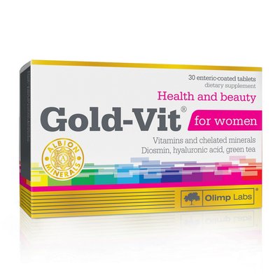 Вітаміни для вагітних та годуючих (Gold-Vit mama), Olimp, 30 табл 07988-01 фото