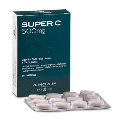 Вітамін C (Super C) 500 мг, Bios Line, 24 табл. 21626-01 фото