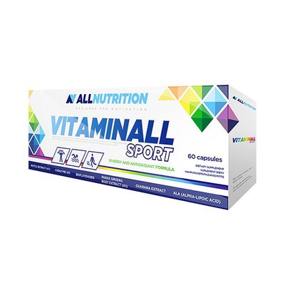 Комплекс Вітамінів (Vitaminall Sport), All Nutrition, 60 капсул 07900-01 фото