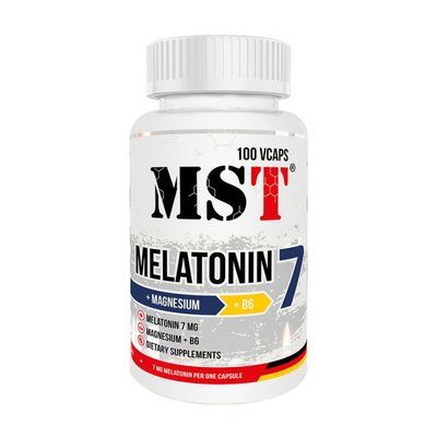 Мелатонін (Melatonin) 7 мг, MST, 100 веган капсул 18275-01 фото