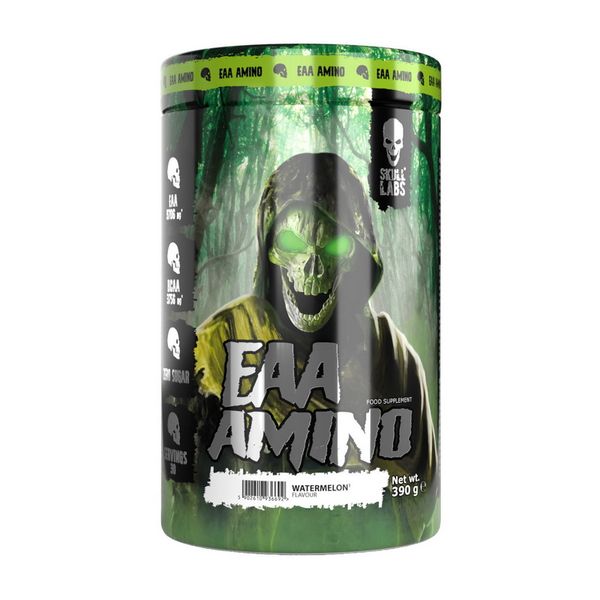 Аминокислоты EAA Amino Skull Labs в порошке 390 г, Голубая малина 21514-03 фото