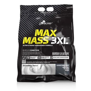 Гейнер OLIMP MAX MASS 3 XL 6000 г, Клубничная сила 06278-01 фото