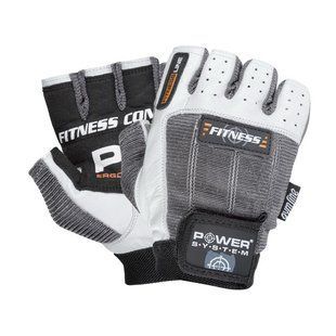 Рукавички для фітнесу Power System Fitness Gloves White-Grey 2300, L