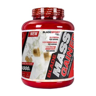 Гейнер Blade Sport Mass Gainer 4000 г, Банановый сплит 22887-01 фото