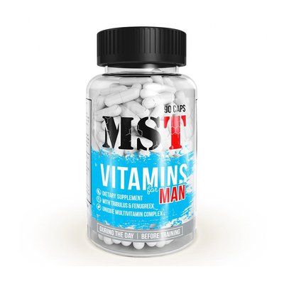 Вітаміни для чоловіків (Vitamin for MAN), MST, 90 капсул 10485-01 фото