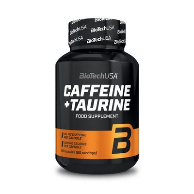 Кофеїн + Таурін (Caffeine + Taurine) BioTech, 60 капсул 20897-01 фото