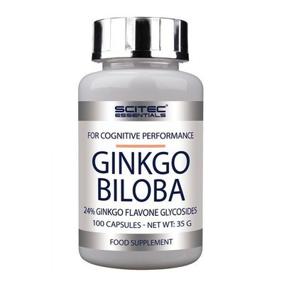 Гінкго Білоба (Ginkgo Biloba), Scitec Nutrition, 100 капсул 01625-01 фото