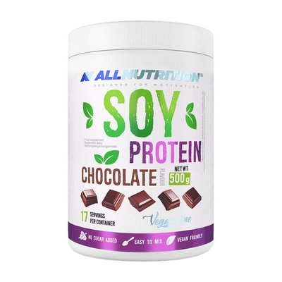 Соєвий протеїн All Nutrition Soy Protein 500 г, Ананас з білим шоколадом 22270-01 фото
