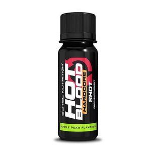 Предтренировочный комплекс Scitec Nutrition (Hot Blood Hardcore Shot), 60 мл, Яблоко груша