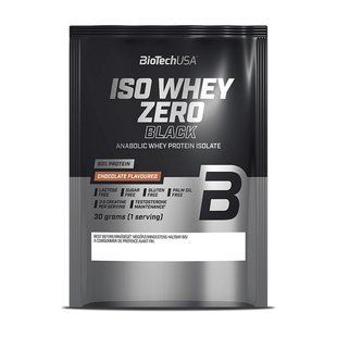 Сывороточный протеин изолят BioTech Iso Whey Zero Black 30 г, Ваниль
