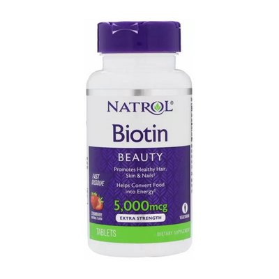 Біотин (Biotin Plus) 5000 мкг, 60 табл. 18617-01 фото