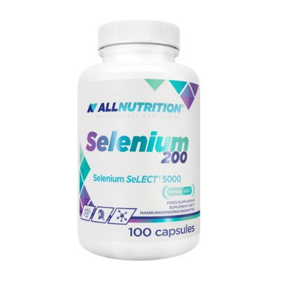 Селен (Selenium 200), All Nutrition, 100 капсул 22271-01 фото