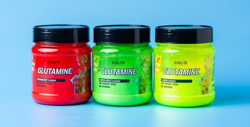 Глютамін у порошку Evolite Nutrition (Glutamine) 400 г, Неароматизований