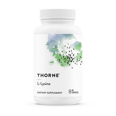Л-Лізін Thorne Research (L-Lysine) 60 капсул 19972-01 фото