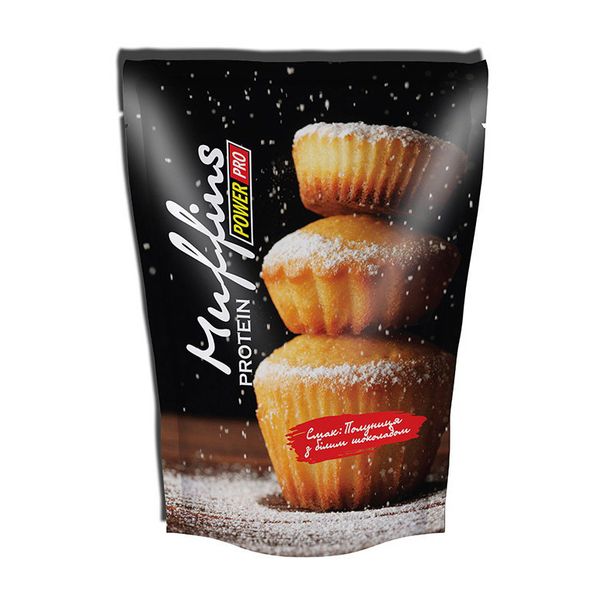 Протеиновый Маффин (Muffins) Power Pro, 600 г, Шоколадный брауни 07660-01 фото