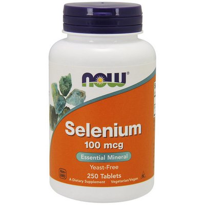 Селен (Selenium) 100 мкг, Now Foods, 250 табл 07727-01 фото