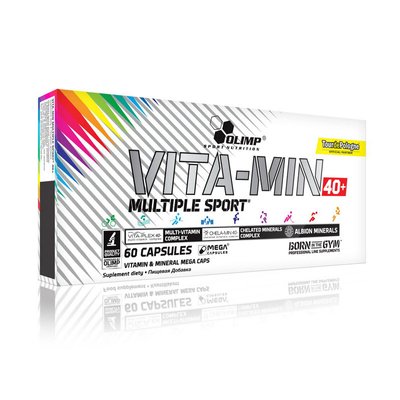 Комплекс Вітамінів 40+ (Vitamin Multiple Sport 40+) Olimp, 60 капсул 09193-01 фото
