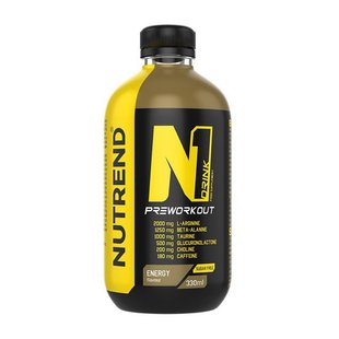 Предтренировочный комплекс Nutrend (N1Drink Preworkout), 330 мл, Энергия 21813-02 фото