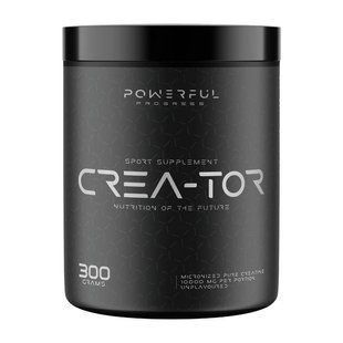 Креатин Мікронізований Powerful Progress (Crea-Tor Crea-Tor Micronized) у порошку, 300 г, Неприправлений